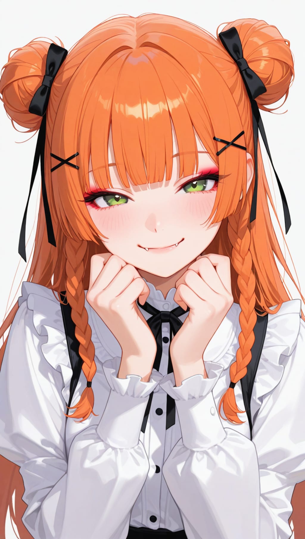 オレンジヘアーの女の子