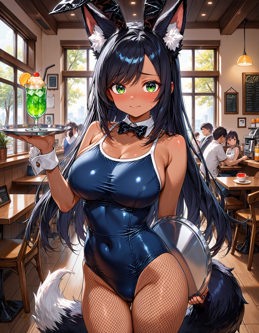 スク水バニー喫茶