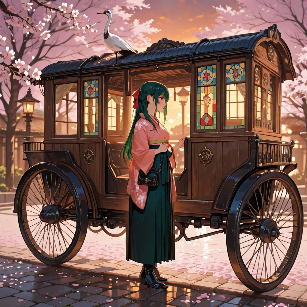 大正浪漫馬車 | の人気AIイラスト・グラビア