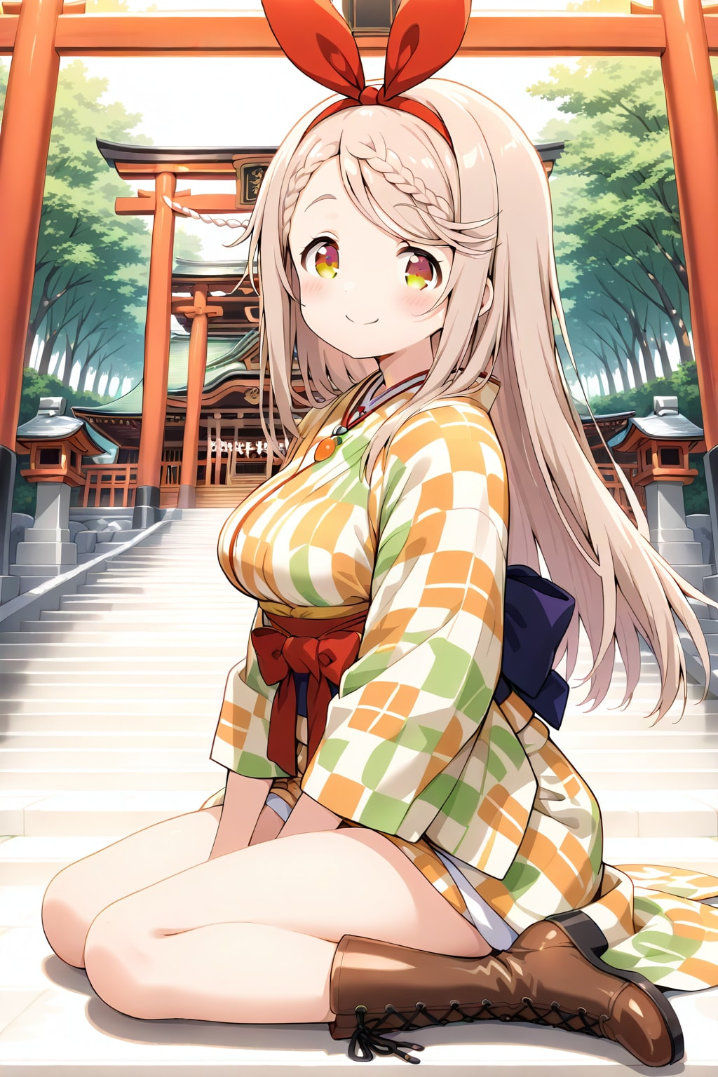 ぺったんこ座り👧