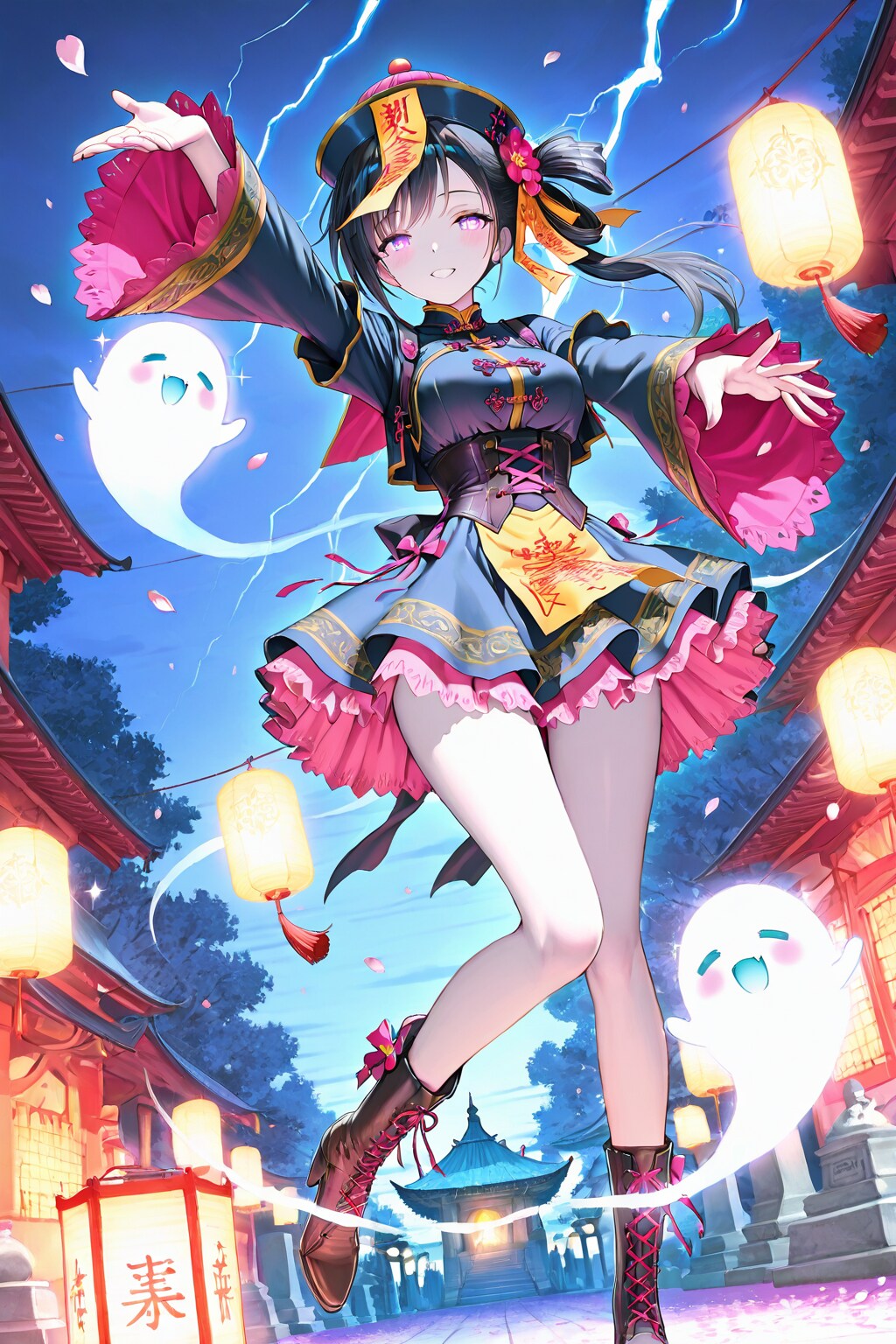 【キョンシー】「追う者」ではなく「道を作る者」紫乃（シノ） | の人気AIイラスト・グラビア