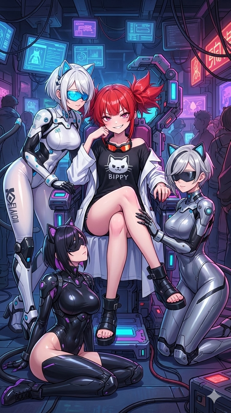 子猫ちゃんたちと | の人気AIイラスト・グラビア