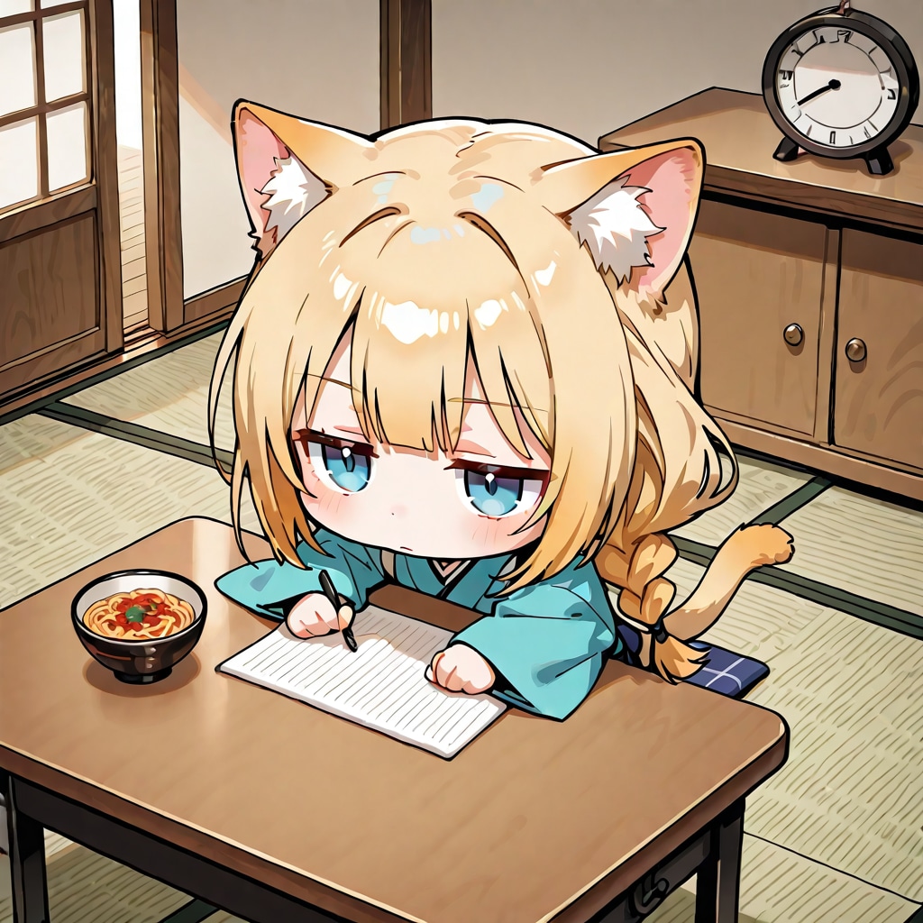 終わらない宿題 | の人気AIイラスト・グラビア