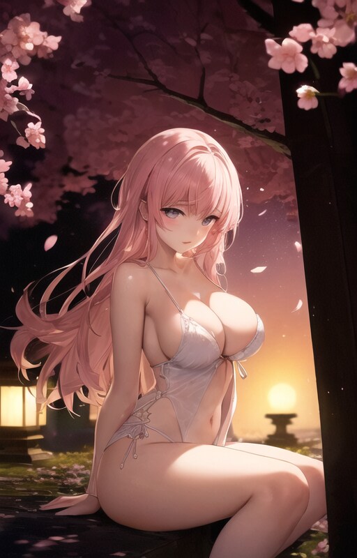 外の桜って感じちゃう♡
