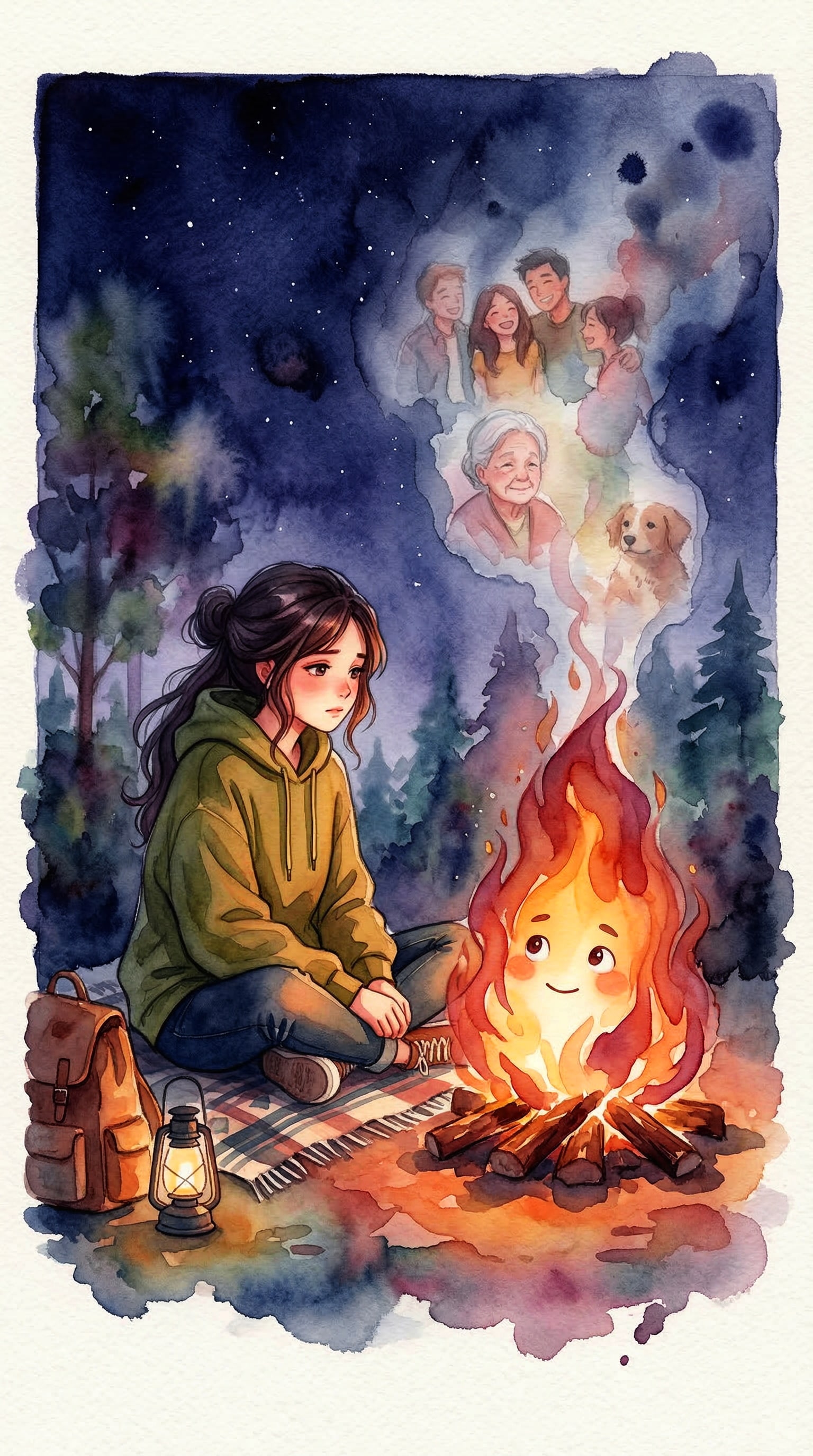 焚き火はともだち | の人気AIイラスト・グラビア