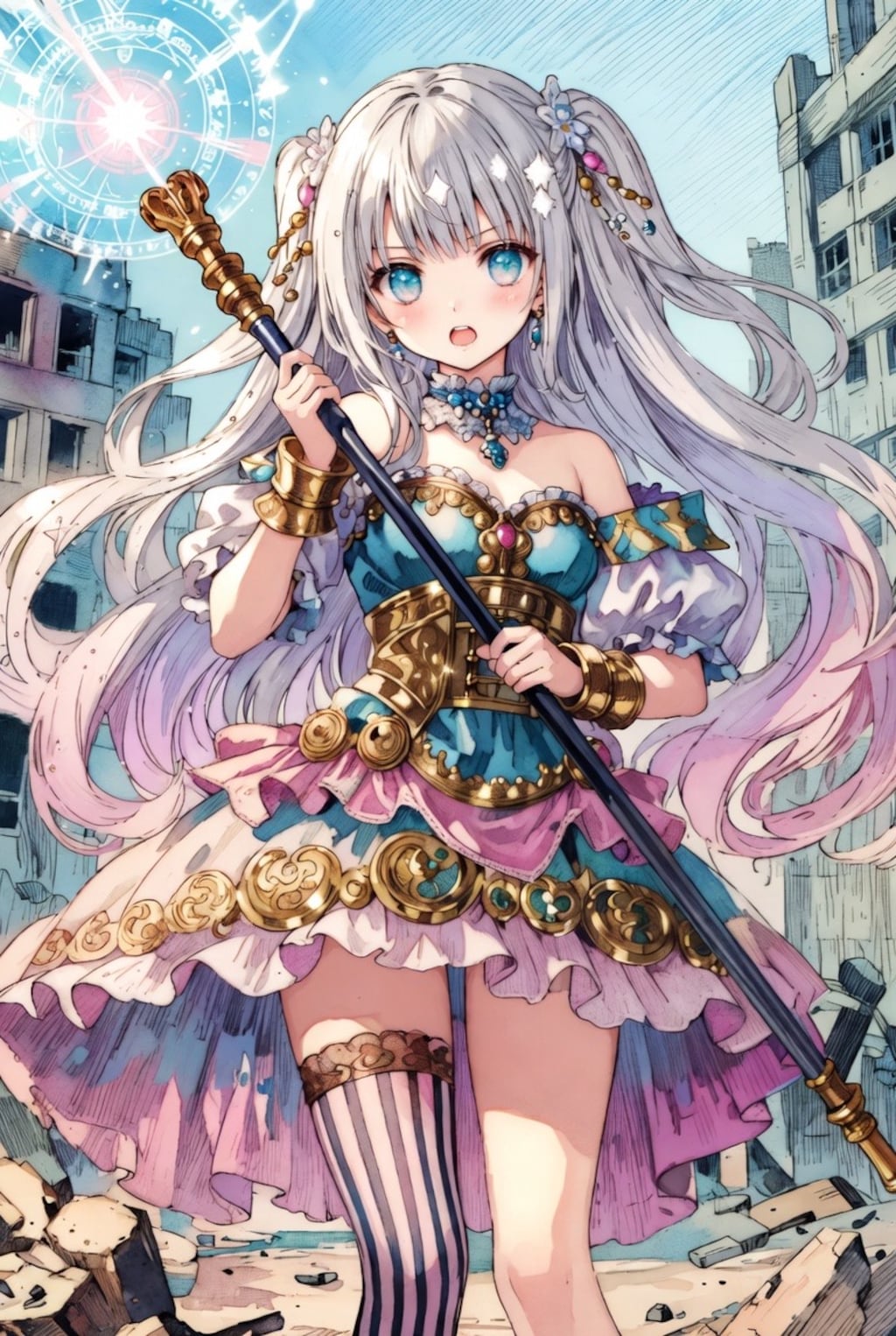 魔法少女　キャラシート付き