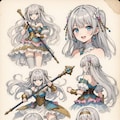 魔法少女　キャラシート付き 4枚目