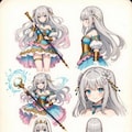 魔法少女　キャラシート付き 3枚目