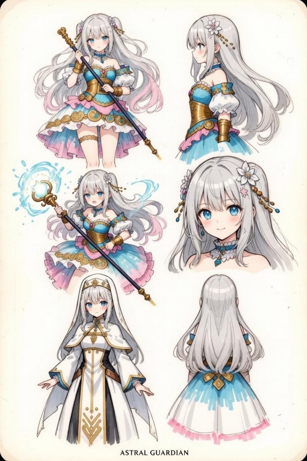 魔法少女　キャラシート付き