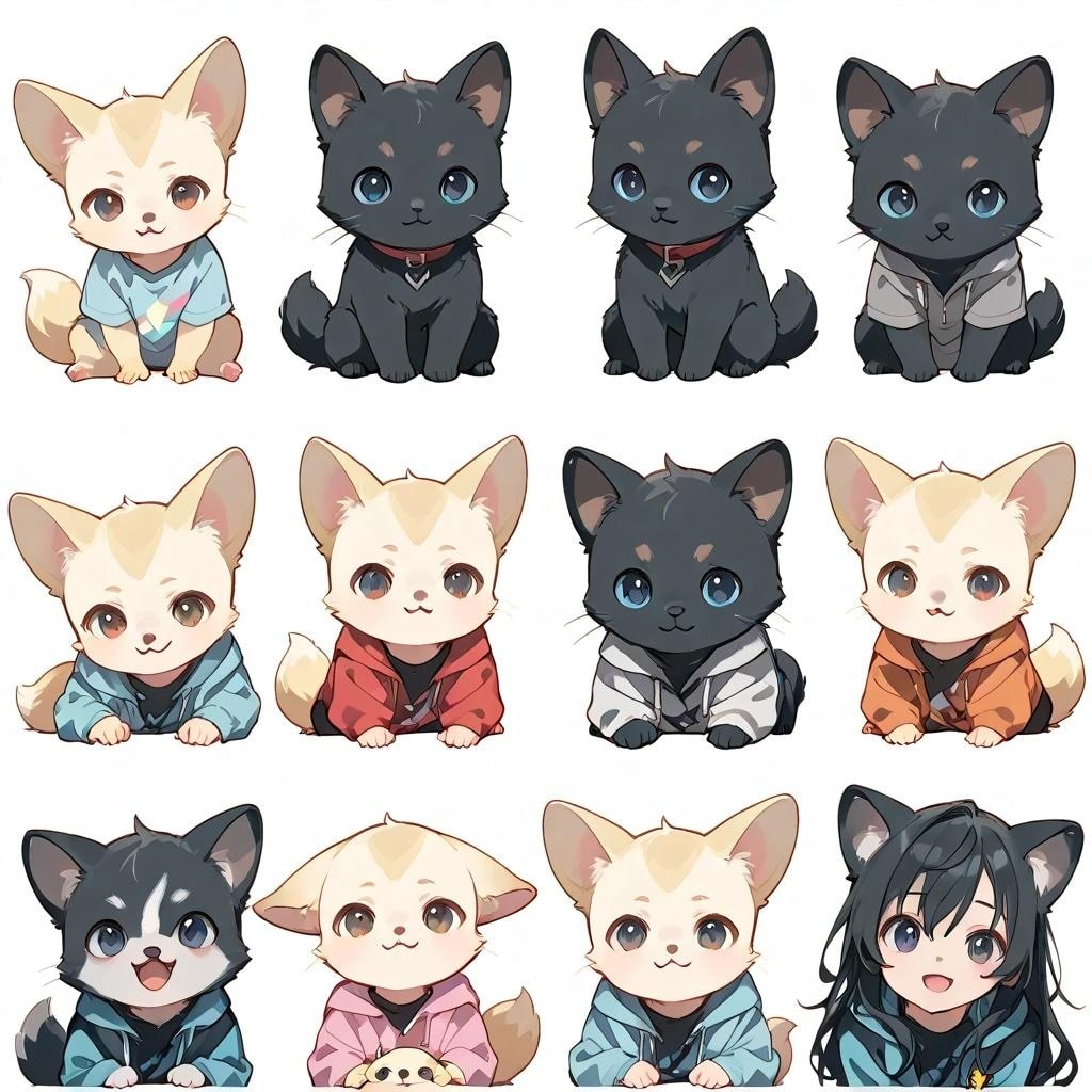 あれ？一人だけ違う子がいるよ