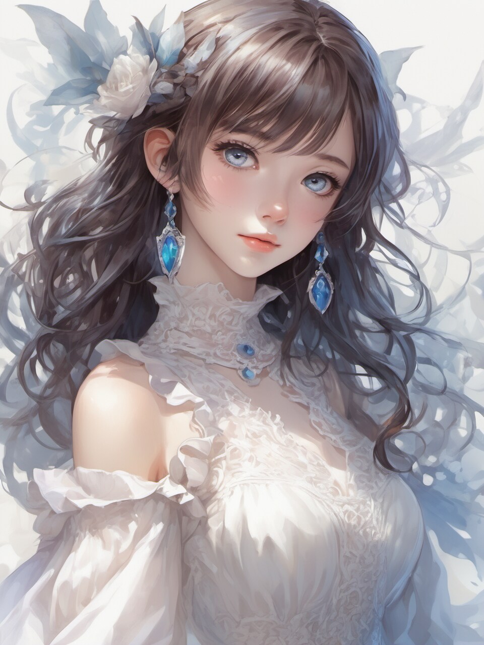 白いドレスのお姉さんXL