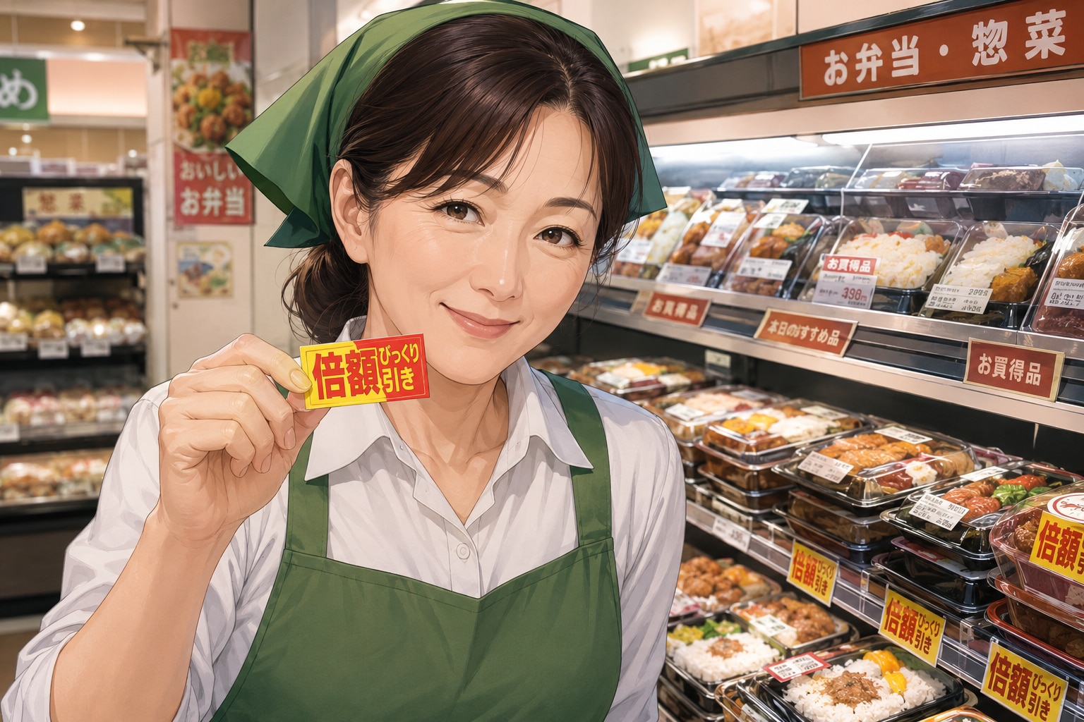 スーパーのおばちゃん(美)