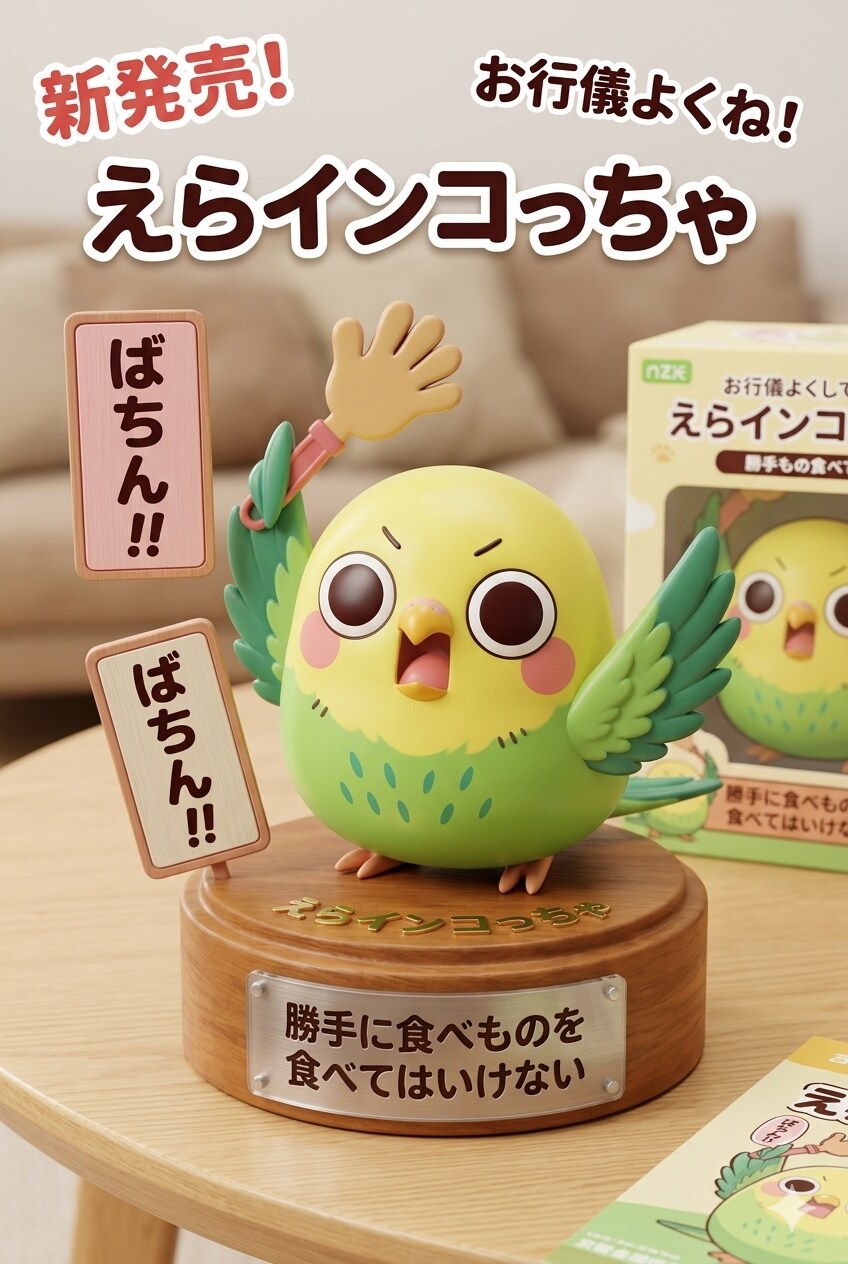 えらインコっちゃフィギュア