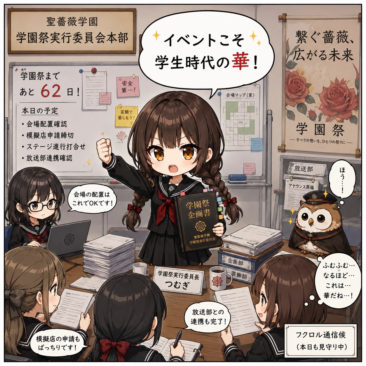 聖薔薇学園編〜学園祭実行委員長・不良生徒・お蝶夫人〜