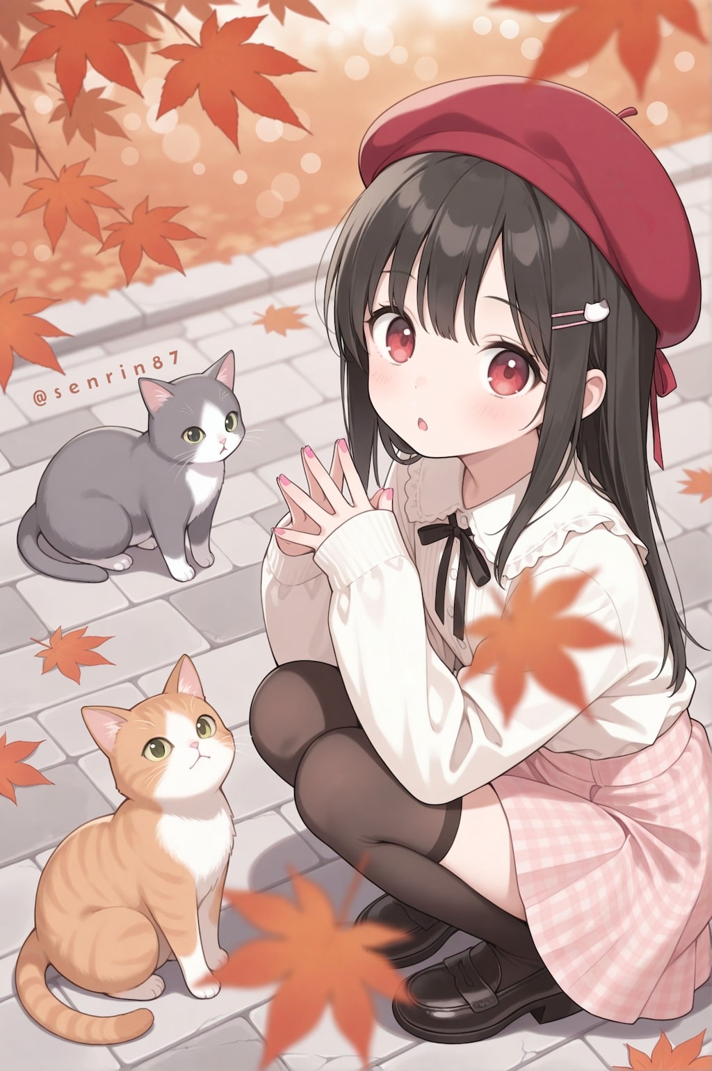🍁🐈🐈