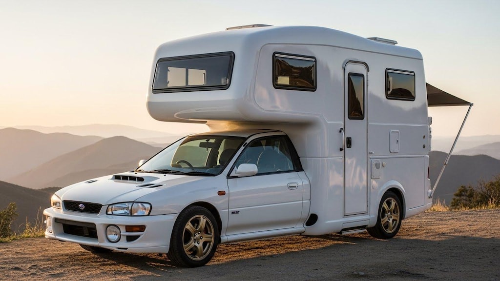 インプレッサセダンキャンピングカー