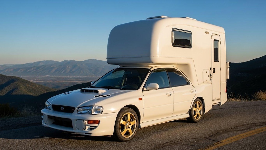 インプレッサセダンキャンピングカー