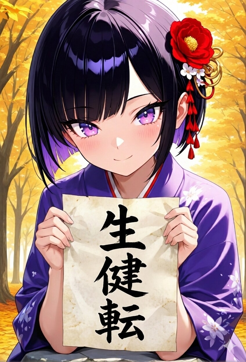 今年の漢字3選「生健転」 | の人気AIイラスト・グラビア