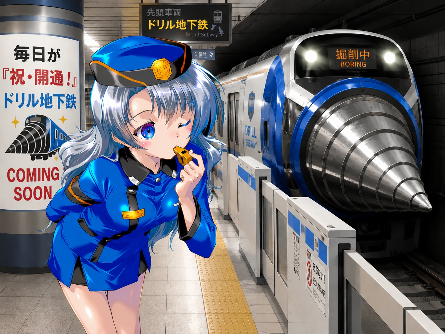 ドリル地下鉄
