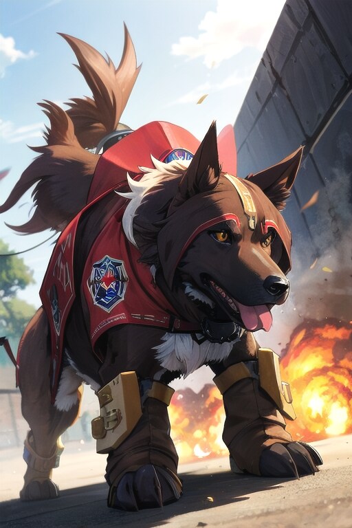 軍犬と世界の痛み | の人気AIイラスト・グラビア