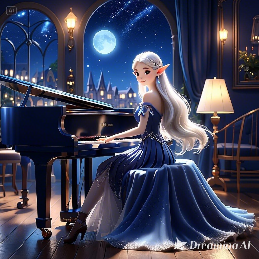 月光に響くエルフのセレナーデ