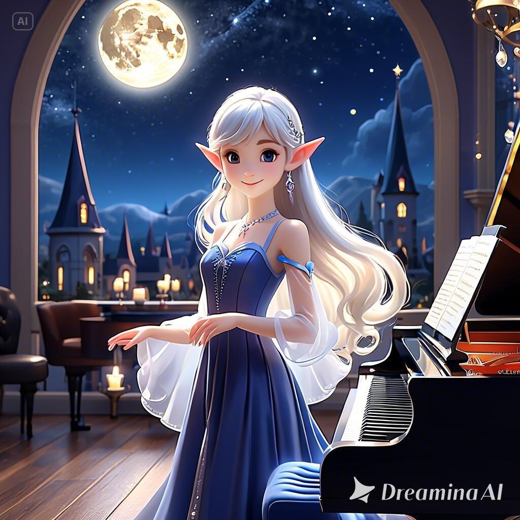 月光に響くエルフのセレナーデ