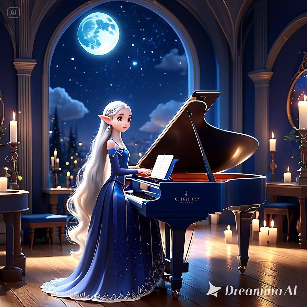 月光に響くエルフのセレナーデ