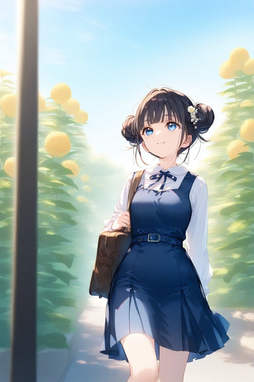 登校するおだんごちゃん🍡✨ | の人気AIイラスト・グラビア