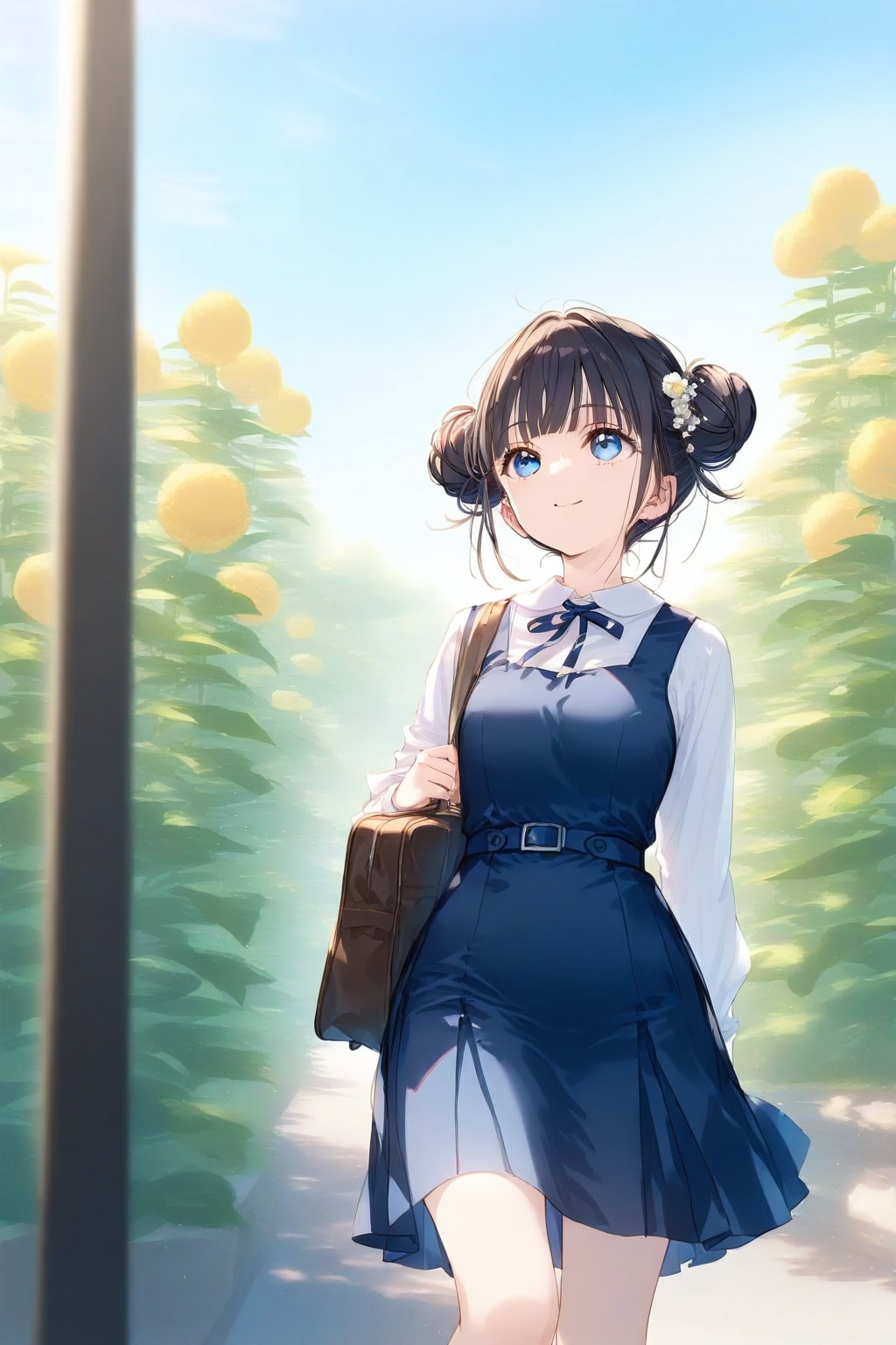 登校するおだんごちゃん🍡✨