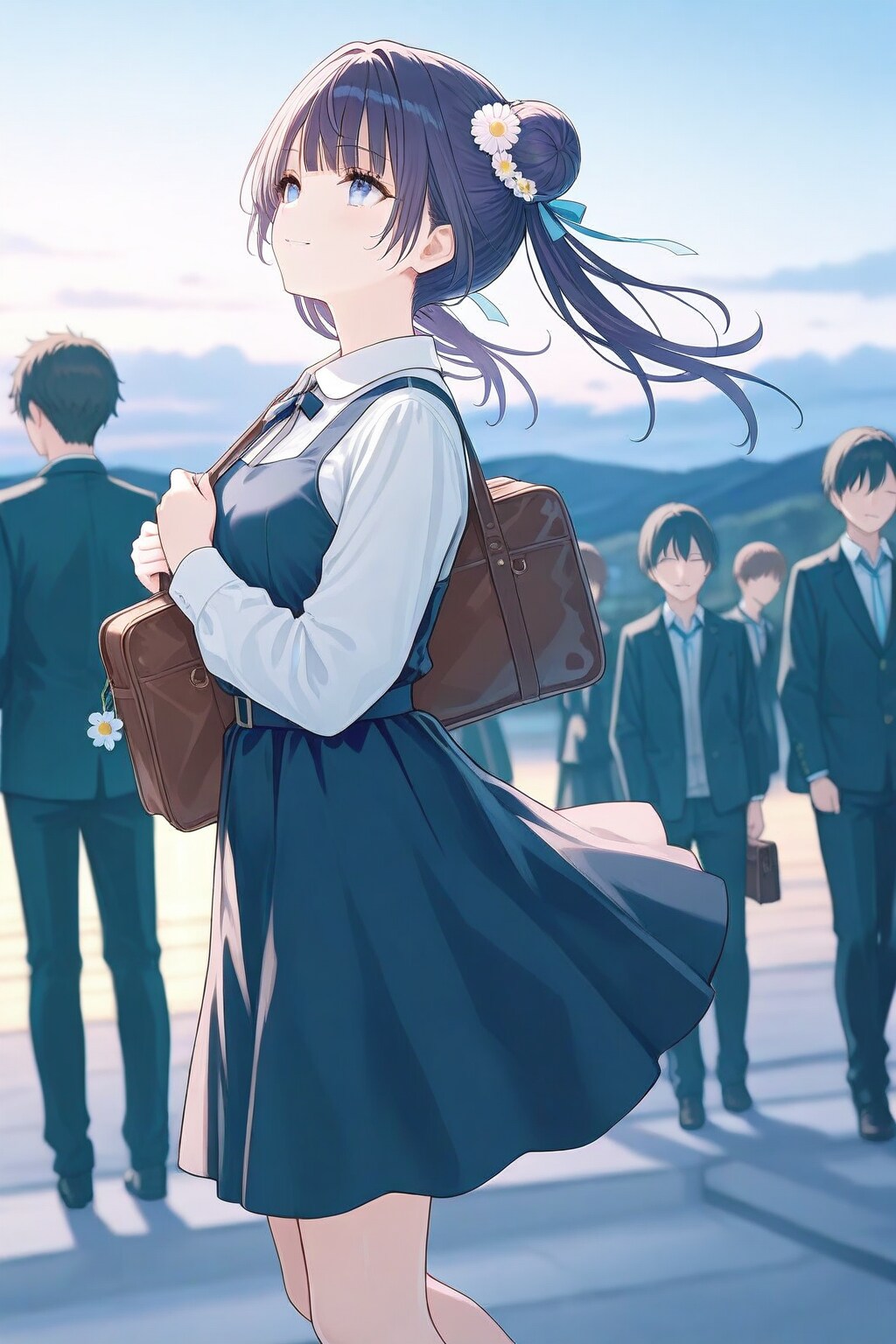 登校するおだんごちゃん🍡✨