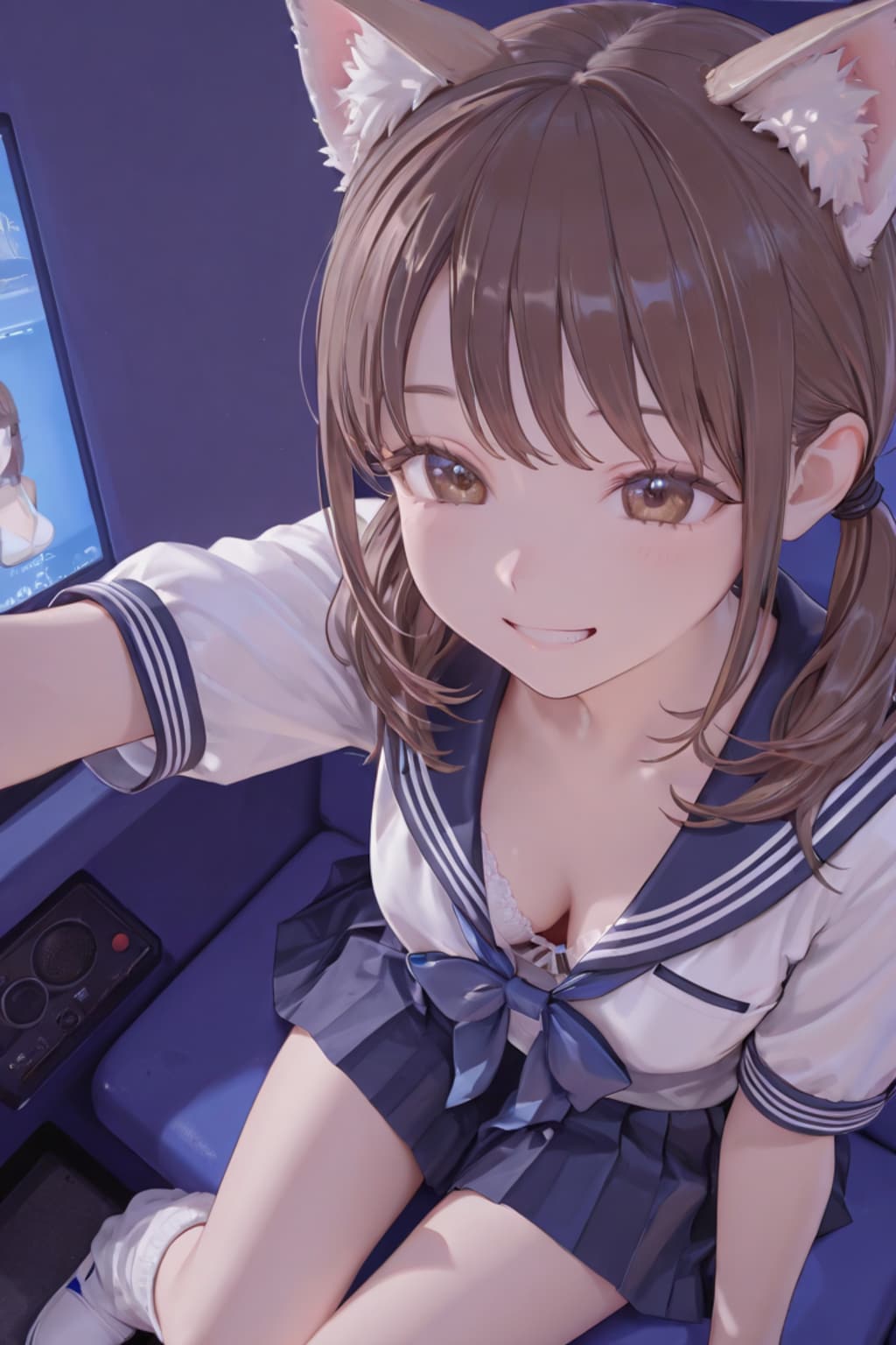 猫耳ルーズソックス