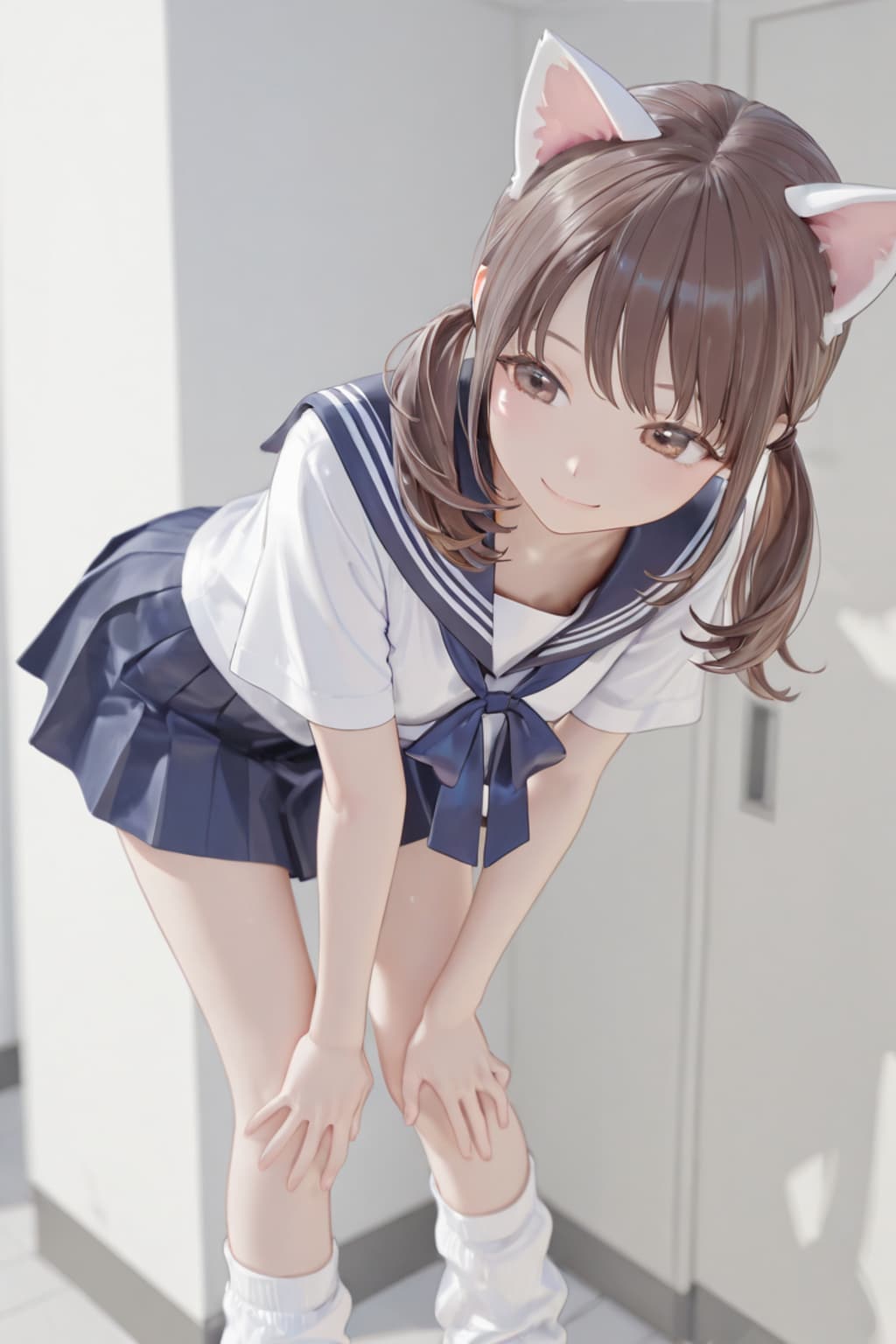 猫耳ルーズソックス