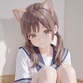 猫耳ルーズソックス 2枚目