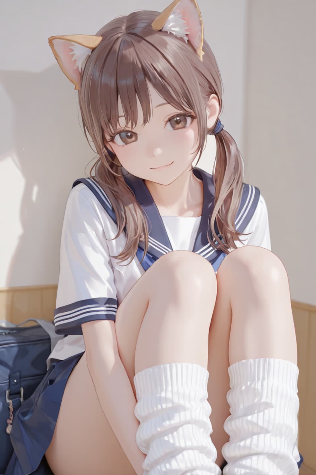 猫耳ルーズソックス