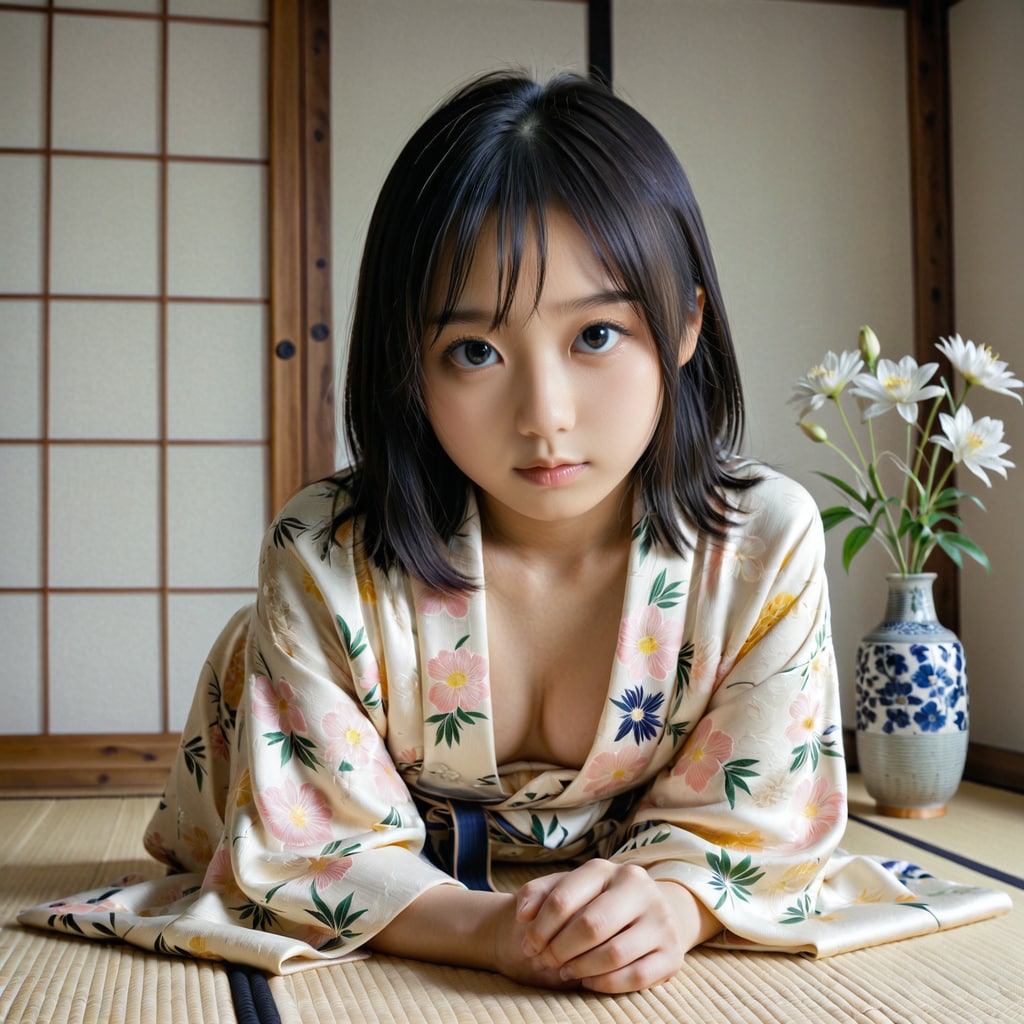 前のめりで作品の出来をチェック