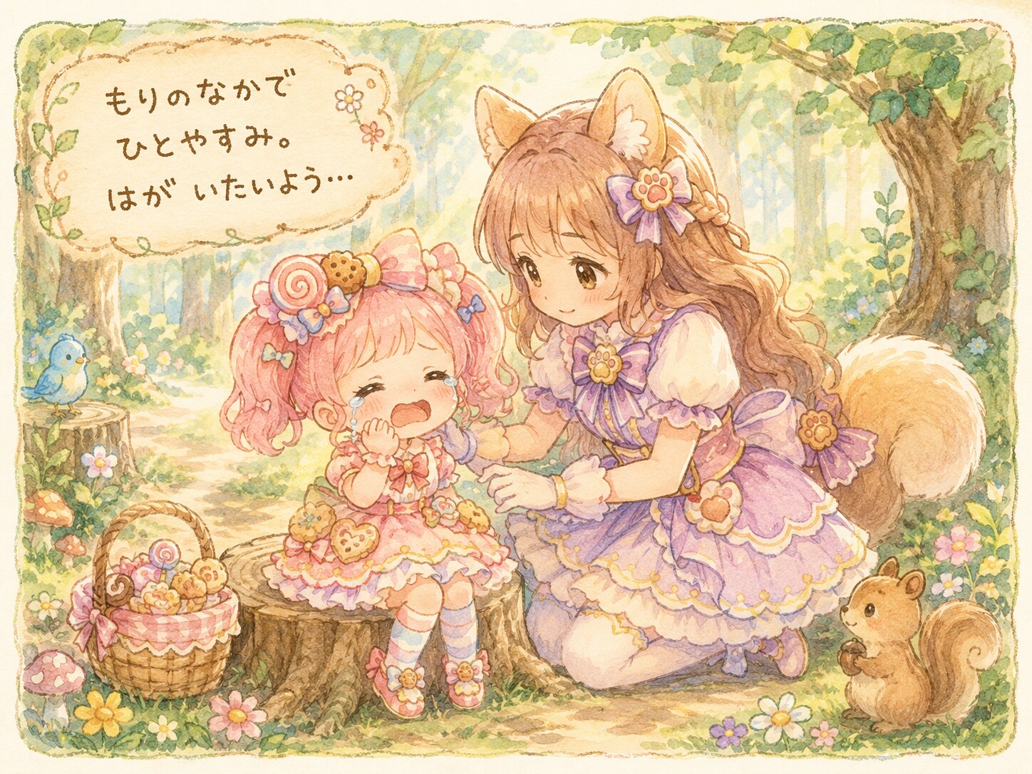 魔法少女ちゃんと魔法少女おねえさんの旅 〜はがいたくなっちゃった！〜