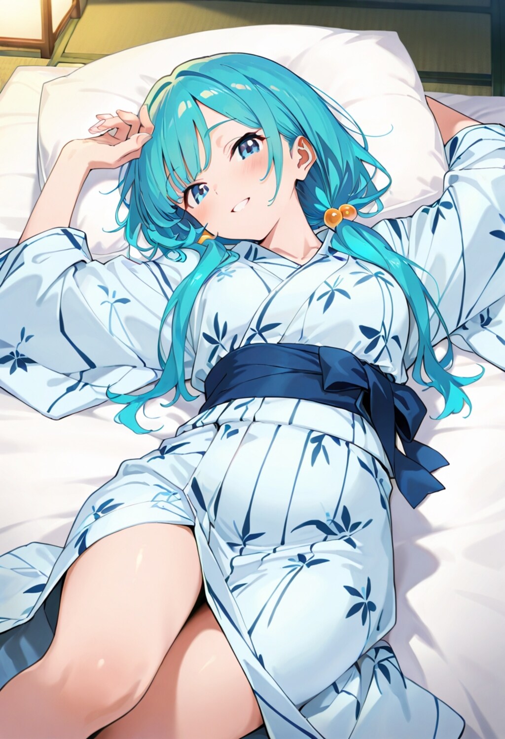 緑髪浴衣娘（608）