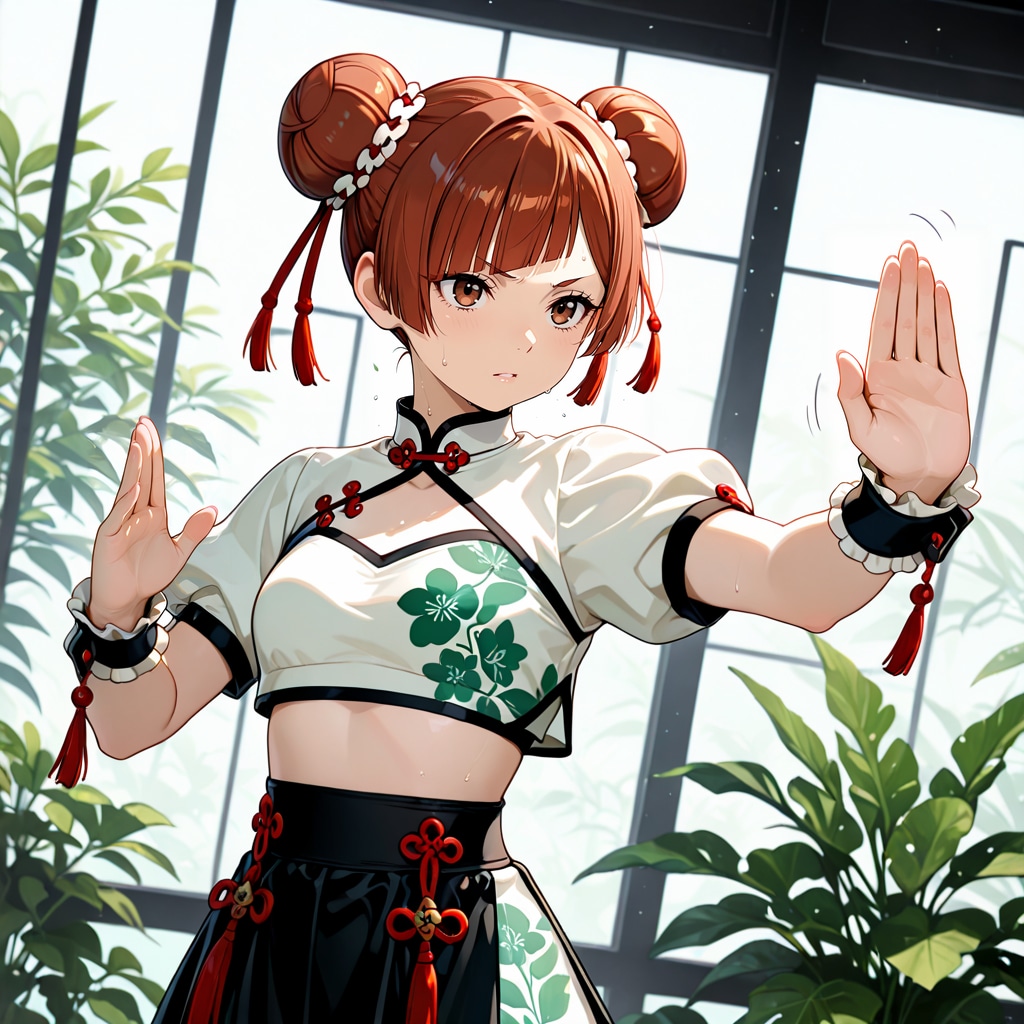 チャイナドレスなJKラオフェン