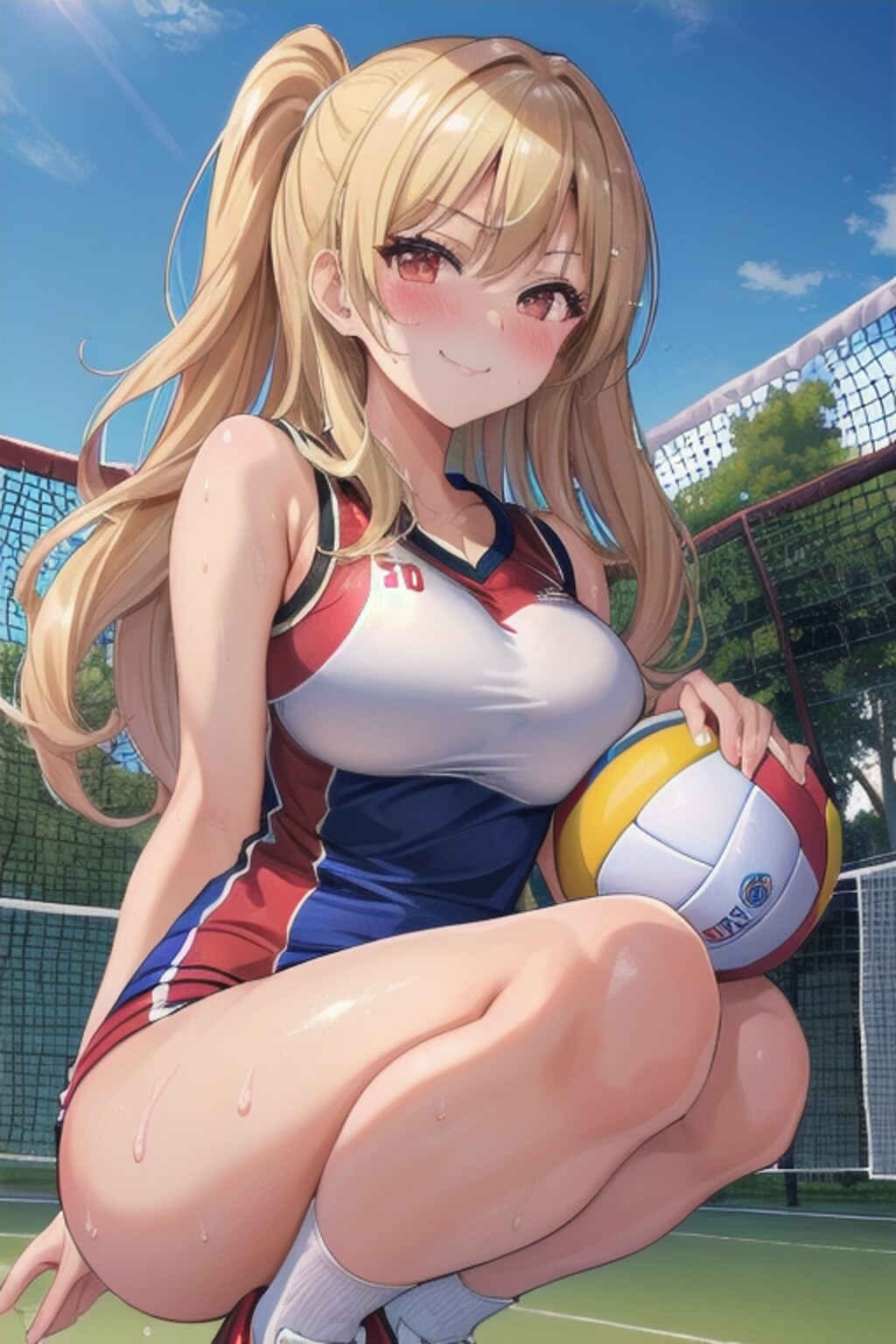 ドヤ顔ギャルバレー部員