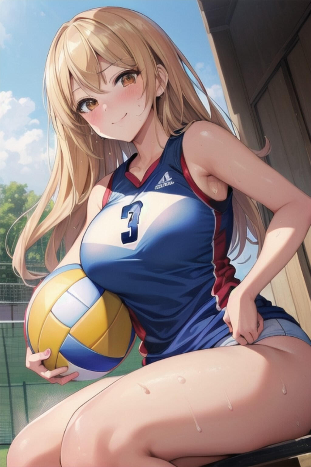 ドヤ顔ギャルバレー部員