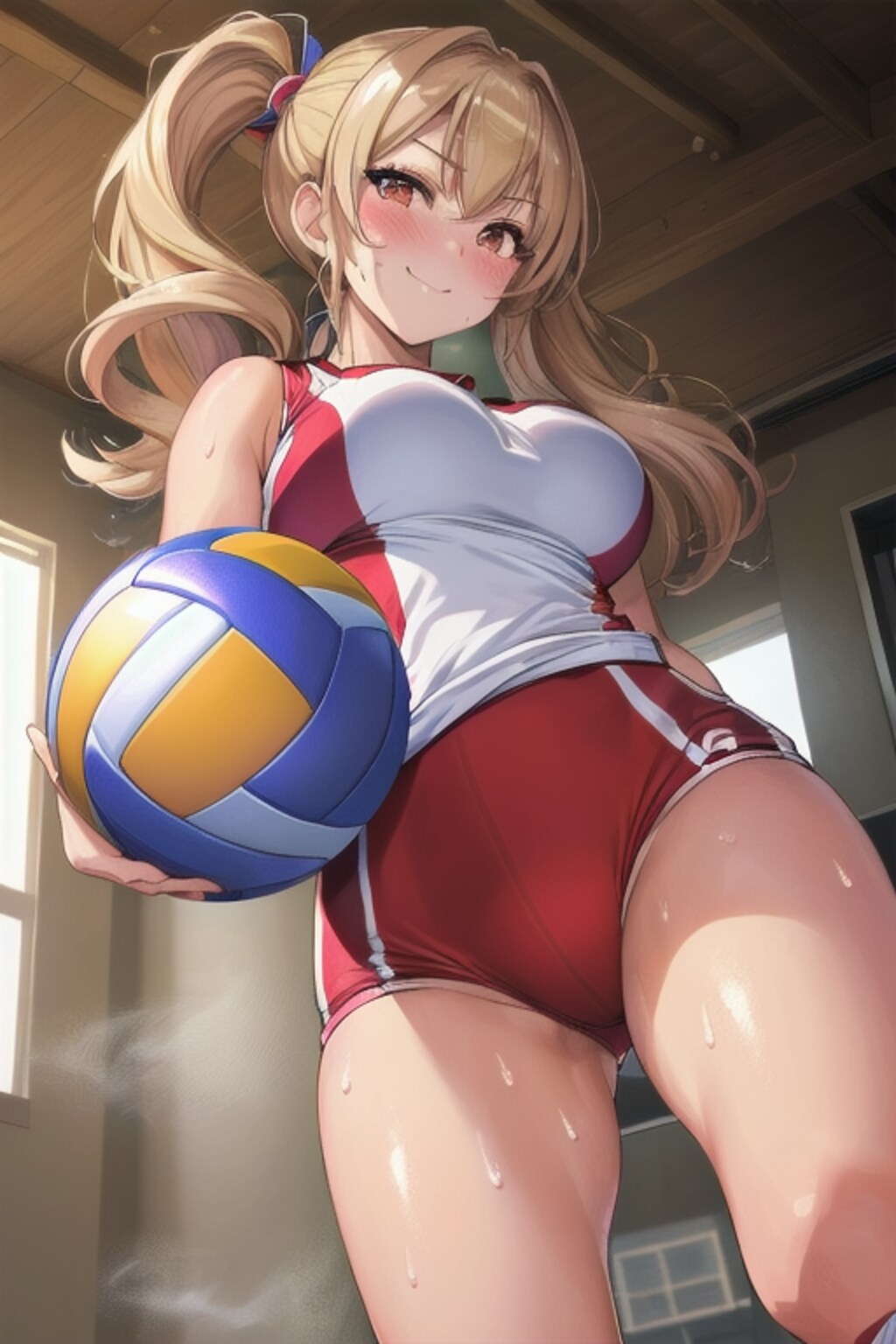 ドヤ顔ギャルバレー部員