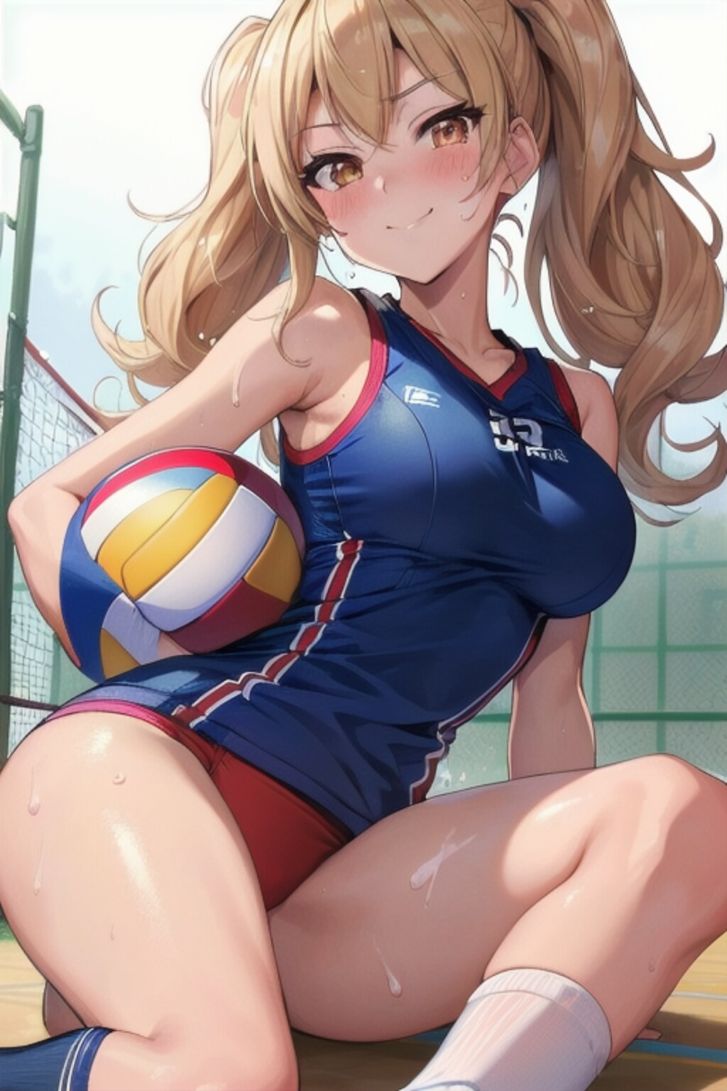 ドヤ顔ギャルバレー部員
