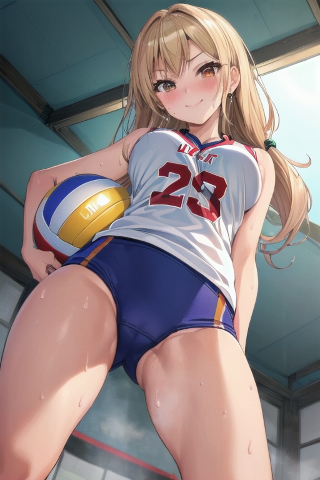 ドヤ顔ギャルバレー部員