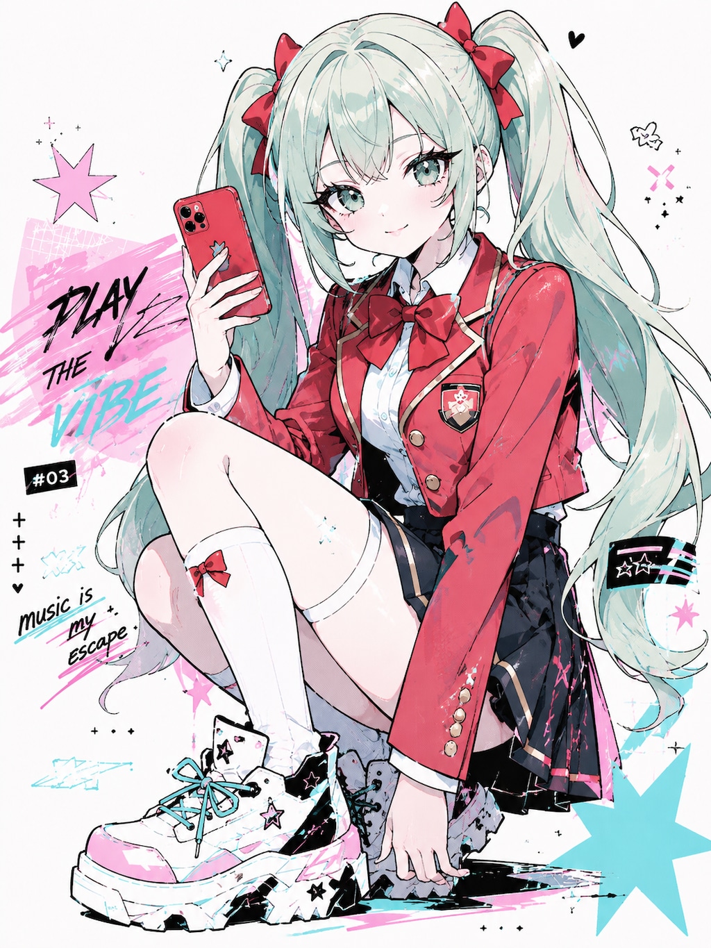 他のモデルっぽくしたあおいちゃん