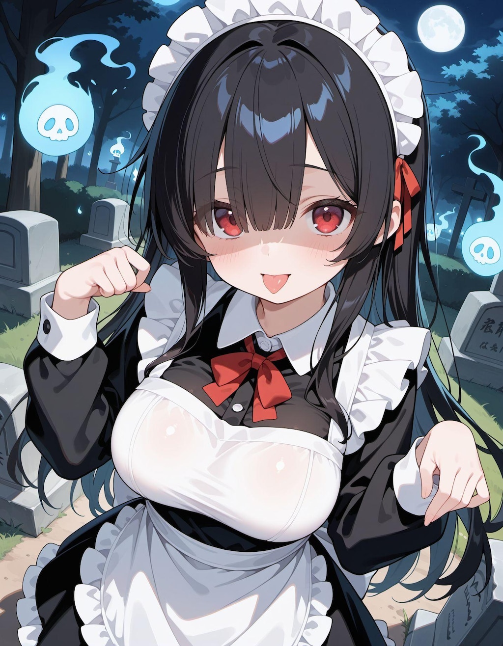 メイドさんが憑いてくる