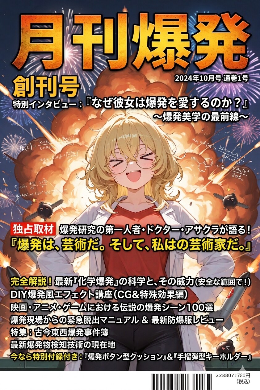 月刊 爆発 創刊号