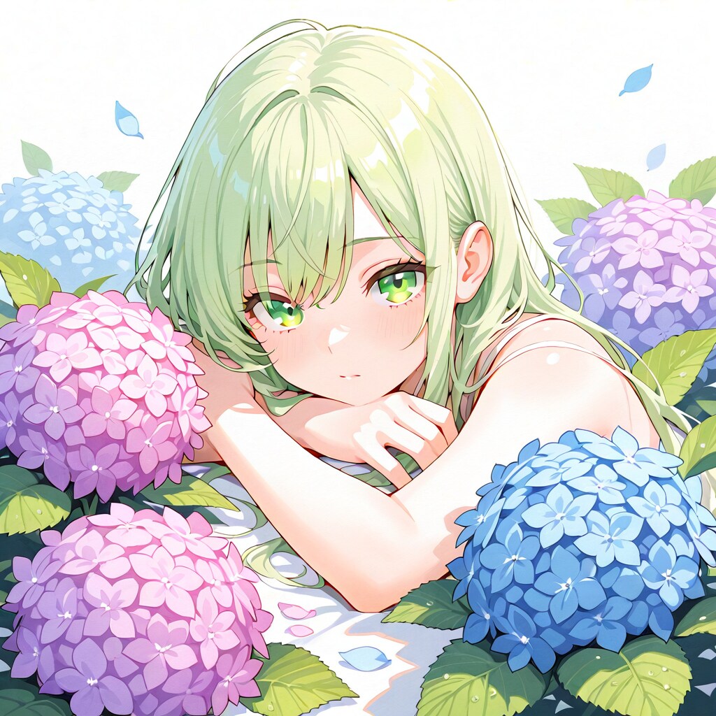 あじさい習作