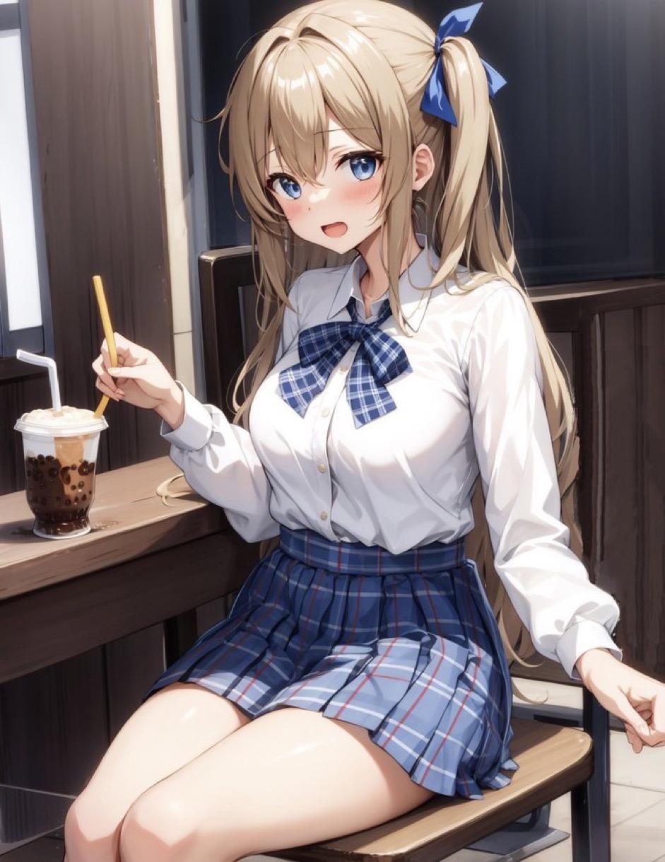 授業中のカフェラテ