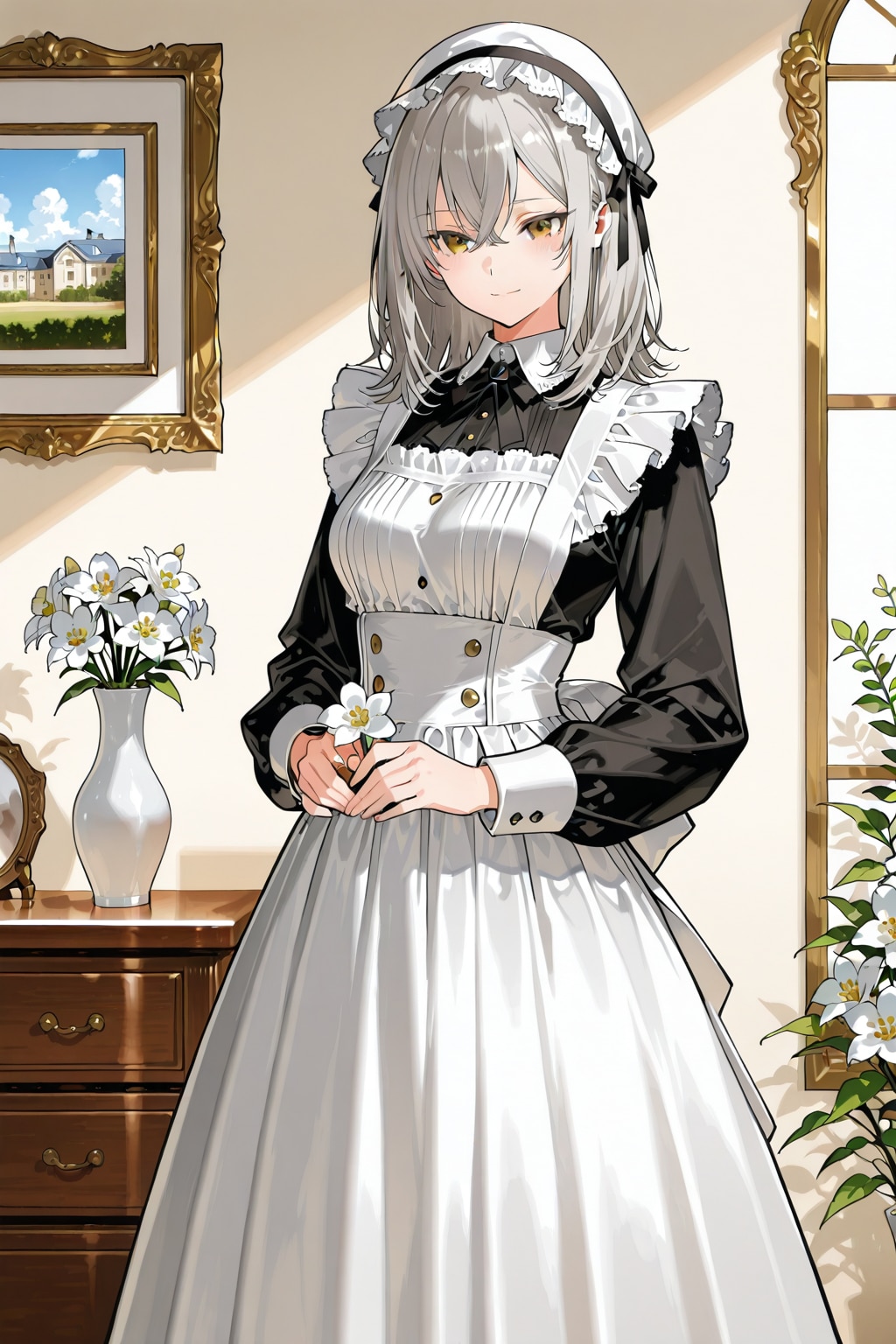 メイドさん１２１（アイリ） | の人気AIイラスト・グラビア