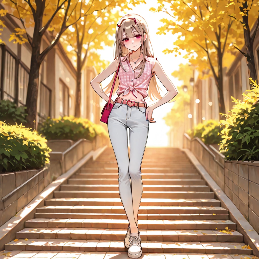 全身で周囲の背景が詳細だとキャラが雑になるな | の人気AIイラスト・グラビア